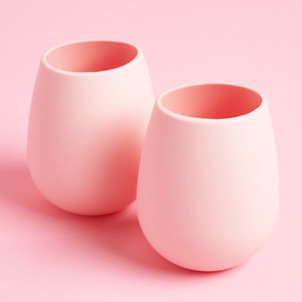 Odeme Set of Two Silicone Wine Glasses